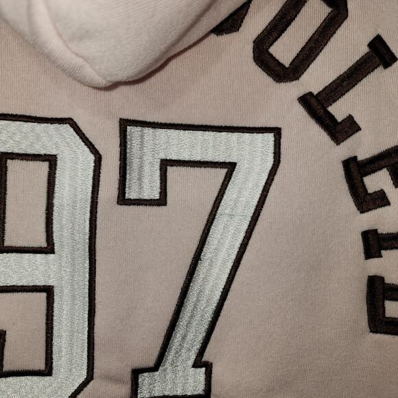 French Riviera pink hoodie women's Large - Picture 8 of 8